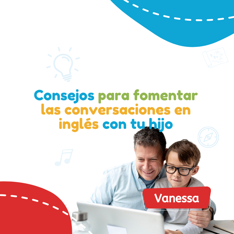 Aprende cómo fomentar conversaciones en inglés con tu hijo en casa. Descubre consejos prácticos para fortalecer el aprendizaje del idioma en familia, por Explorers English Club